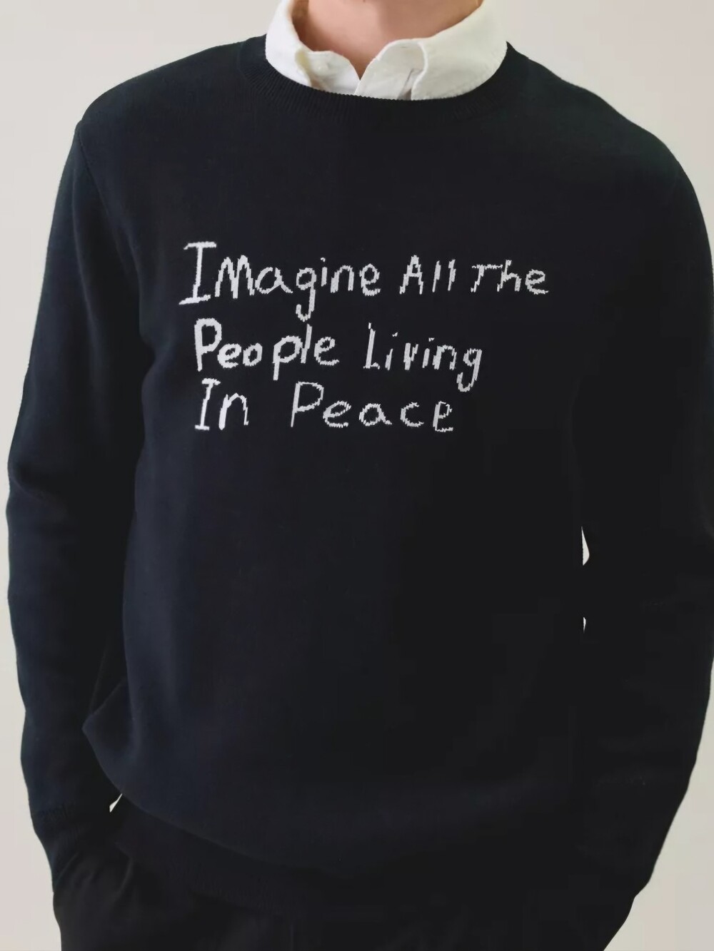 NEW!!! Museum Of Peace & Quiet Imagine Knit Crewneck Sweater, Large, Retail $128